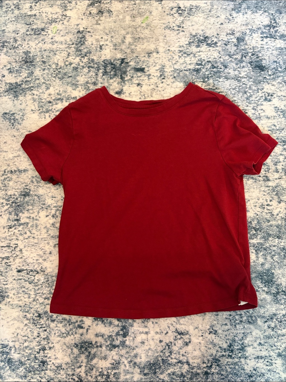 Old Navy Red Crop Tee